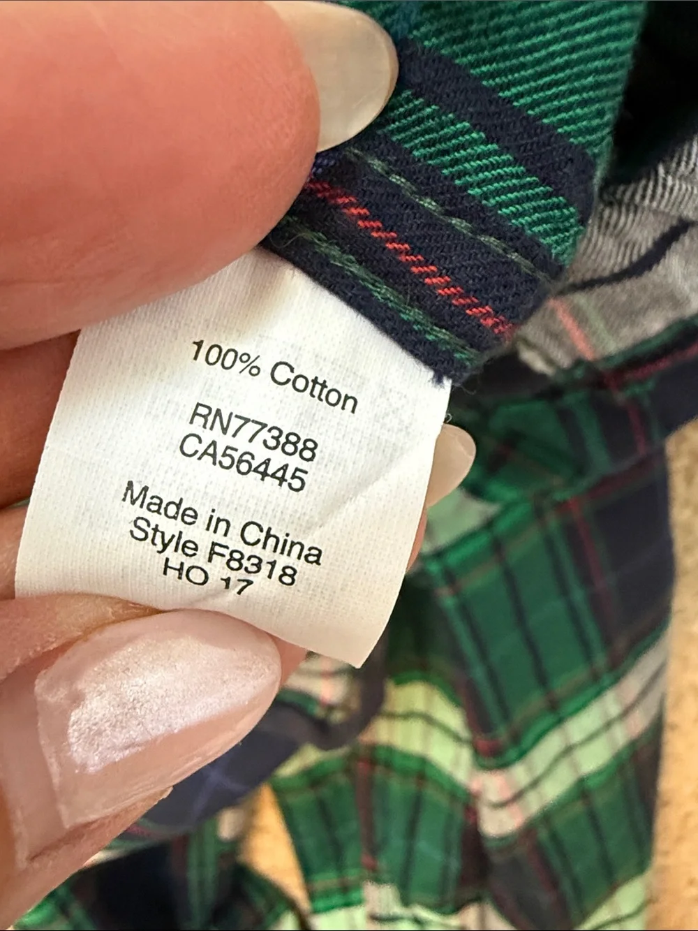 J. Crew Men’s Navy & Green Plaid Lounge pants small